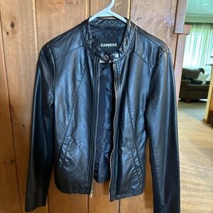 Express faux leather jacket. Size small.